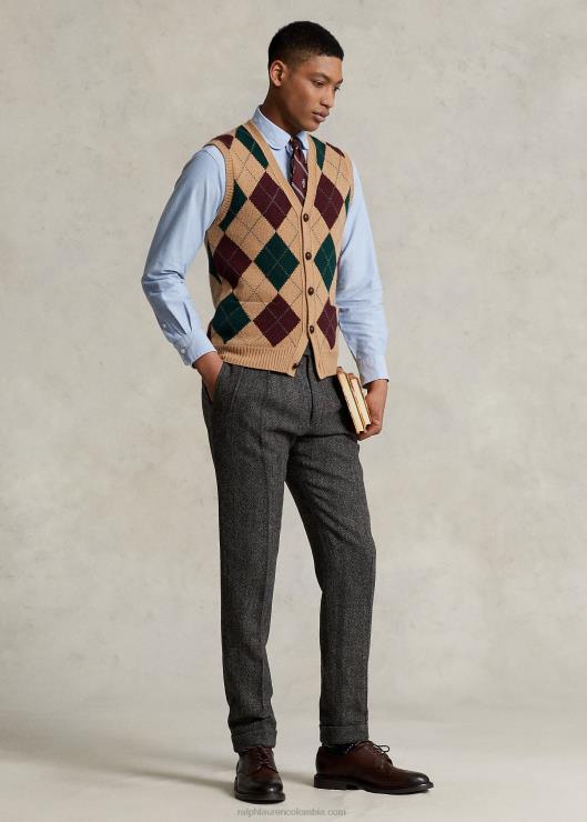 camisa con monograma de la colección morehouse hombres azul Ralph Lauren 2XR2V1283