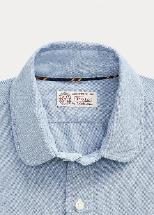 camisa con monograma de la colección morehouse hombres azul Ralph Lauren 2XR2V1283