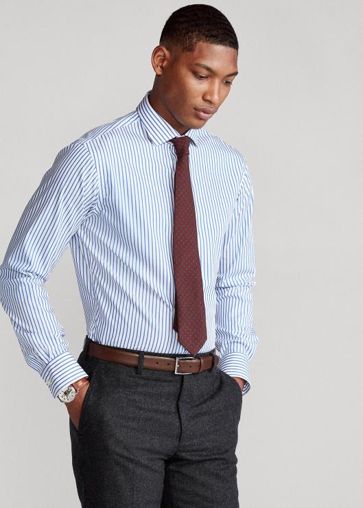 camisa custom fit de popelina a rayas hombres azul verdadero blanco Ralph Lauren 2XR2V876 2XR2V876 Camisas Ralph Lauren Colombia Ralph Lauren Colombia en venta Compra Ralph Lauren ahora Ralph Lauren m...