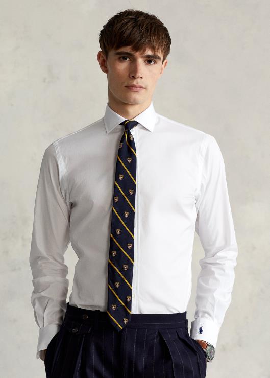 camisa de popelín a medida hombres blanco Ralph Lauren 2XR2V8475