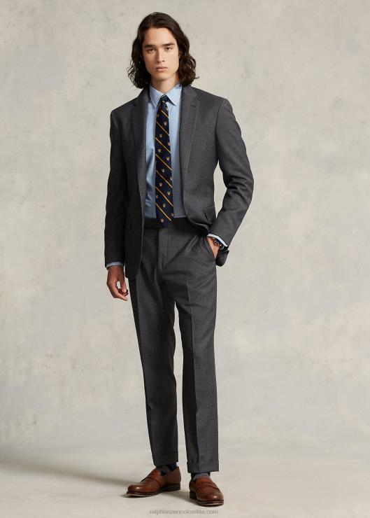 camisa oxford custom fit con monograma hombres azul Ralph Lauren 2XR2V110