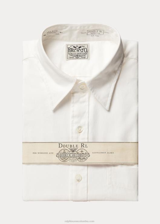 camisa oxford pinpoint hombres blanco Ralph Lauren 2XR2V1758