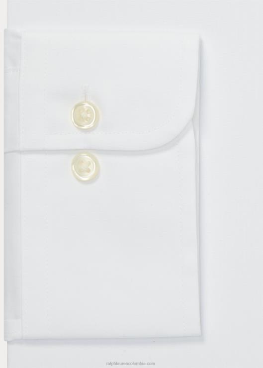 camisa slim fit de popelina hombres blanco Ralph Lauren 2XR2V1309