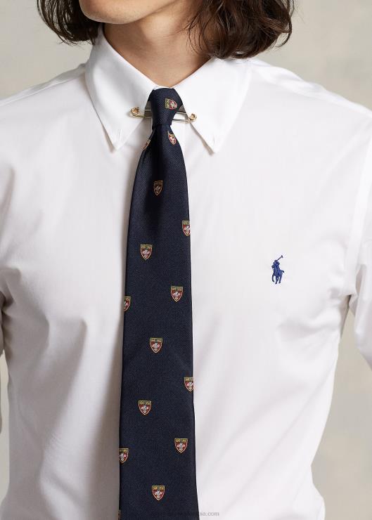 camisa slim fit de popelina hombres blanco Ralph Lauren 2XR2V651