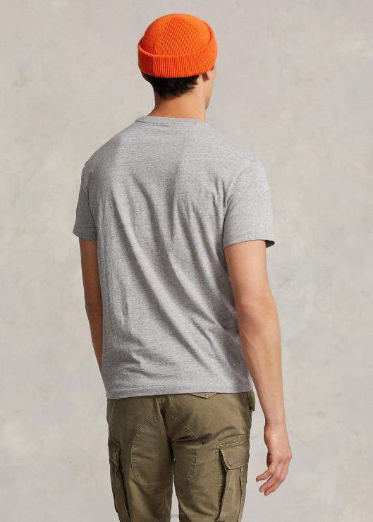 camiseta con bolsillo de jersey-todos los ajustes hombres brezo vintage oscuro Ralph Lauren 2XR2V250