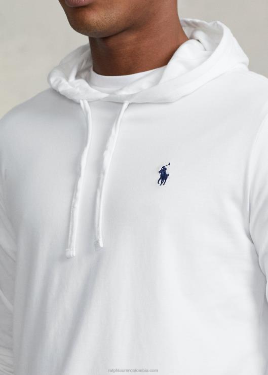 camiseta con capucha hombres blanco Ralph Lauren 2XR2V309