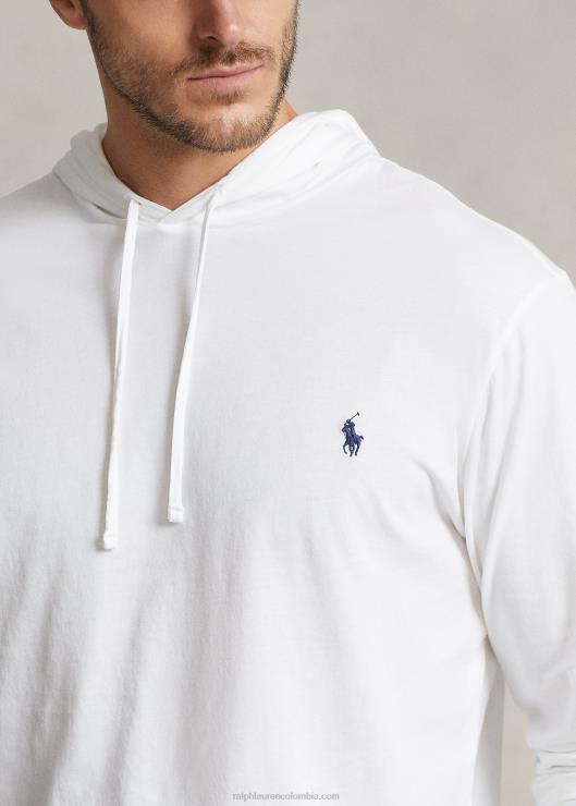 camiseta con capucha hombres blanco Ralph Lauren 2XR2V8400
