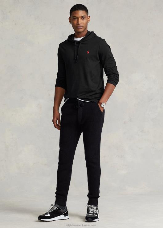 camiseta con capucha hombres negro Ralph Lauren 2XR2V307