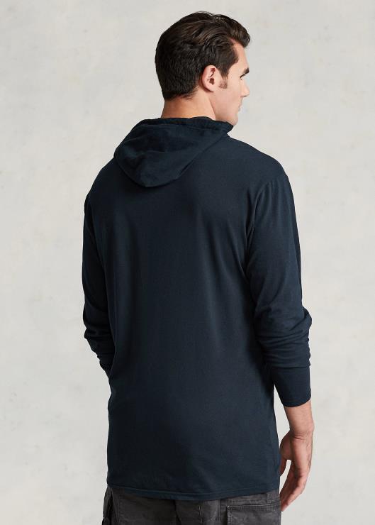 camiseta con capucha hombres negro Ralph Lauren 2XR2V8397