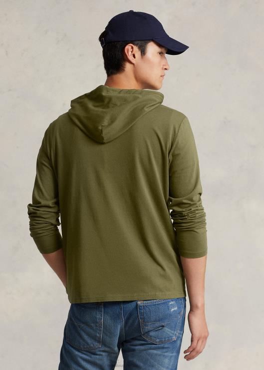 camiseta con capucha hombres salvia oscura Ralph Lauren 2XR2V305