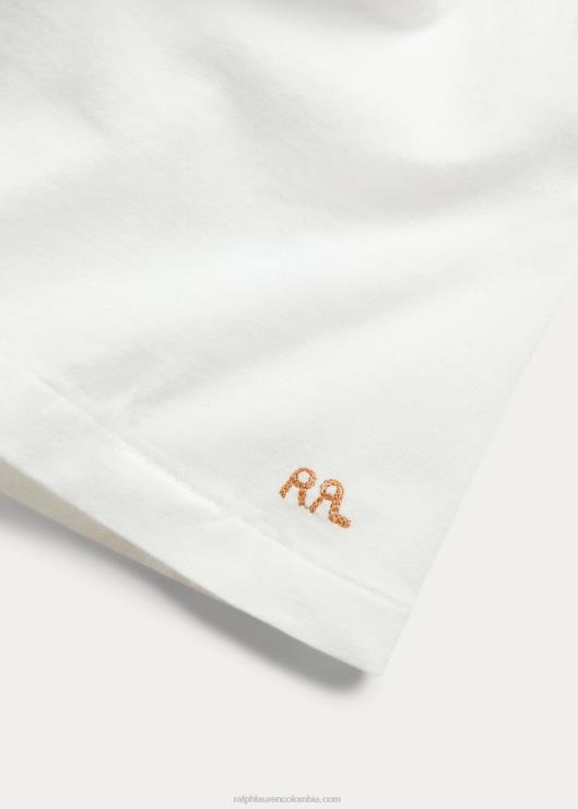 camiseta con cuello redondo hombres blanco Ralph Lauren 2XR2V1688