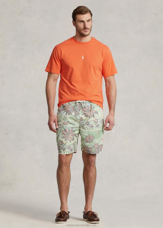 camiseta con cuello redondo hombres cadmio Ralph Lauren 2XR2V1884