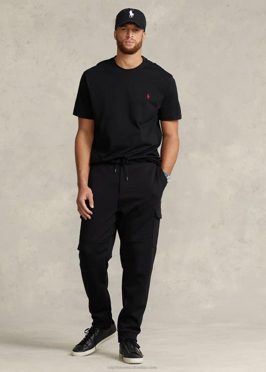 camiseta con cuello redondo hombres negro Ralph Lauren 2XR2V8710