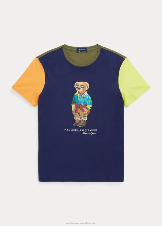 camiseta de corte clásico con oso de polo hombres marina de crucero Ralph Lauren 2XR2V326