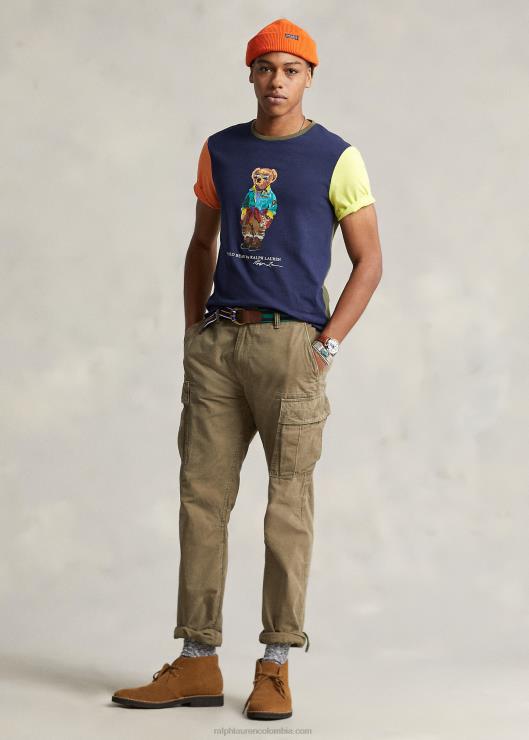 camiseta de corte clásico con oso de polo hombres marina de crucero Ralph Lauren 2XR2V326