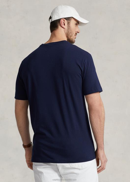 camiseta de pony grande hombres marina de crucero Ralph Lauren 2XR2V1477