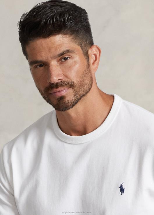 camiseta de punto grueso hombres blanco Ralph Lauren 2XR2V1453