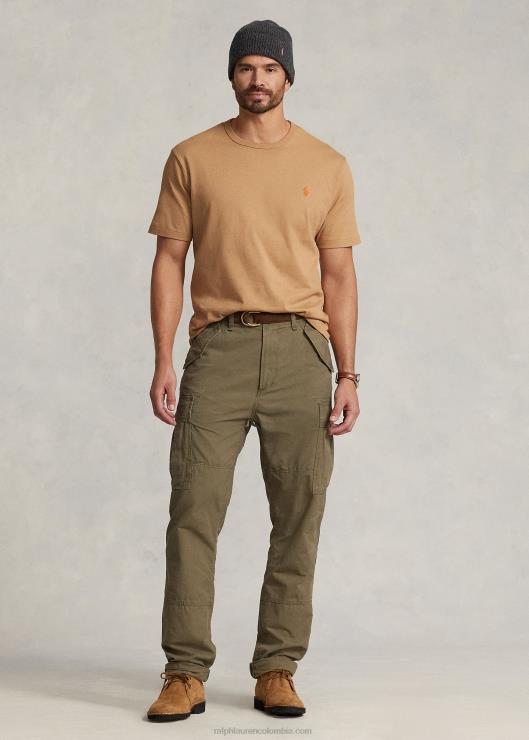 camiseta de punto grueso hombres camello clasico Ralph Lauren 2XR2V1452