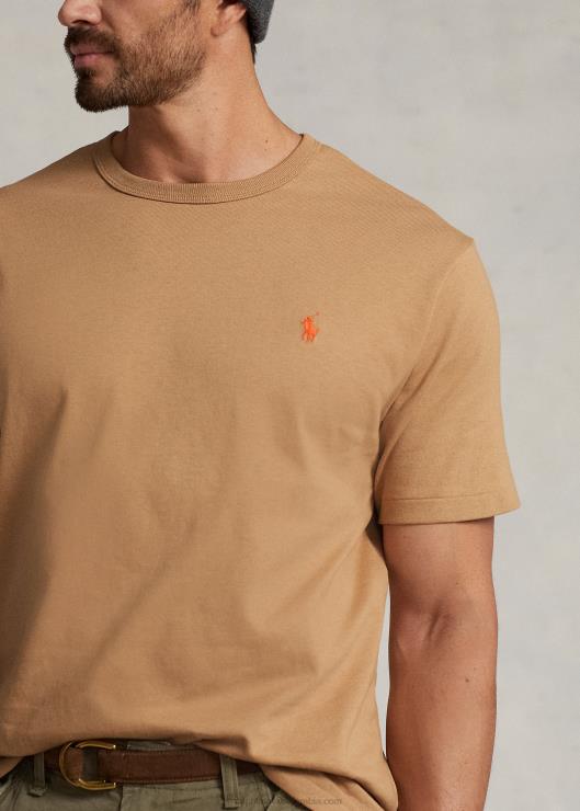 camiseta de punto grueso hombres camello clasico Ralph Lauren 2XR2V1452