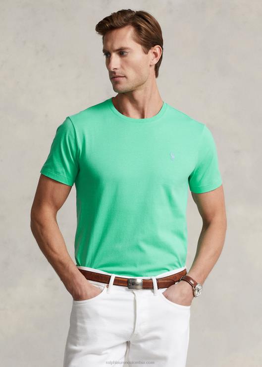 jersey cuello redondo camiseta-todos los ajustes hombres atardecer verde Ralph Lauren 2XR2V167