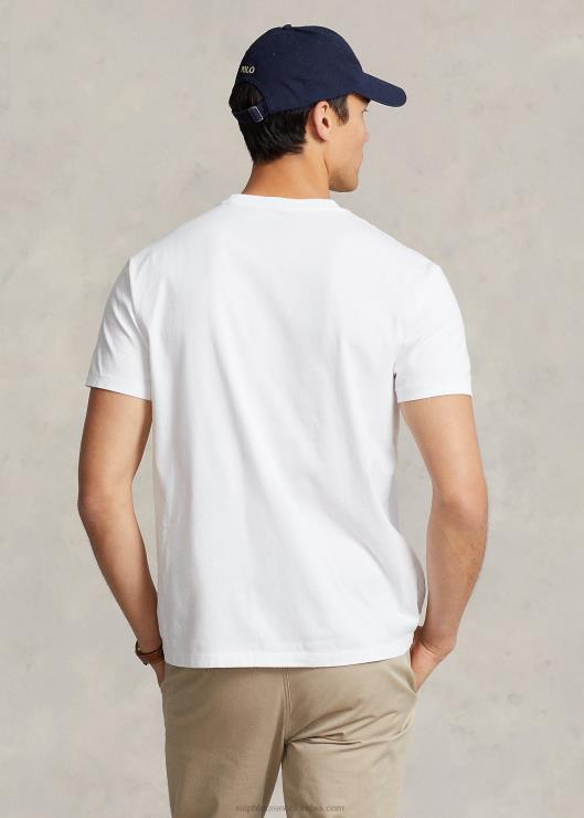 jersey cuello redondo camiseta-todos los ajustes hombres blanco Ralph Lauren 2XR2V155
