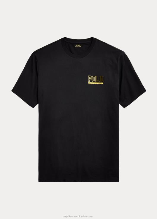 playera con cuello redondo y logo hombres negro Ralph Lauren 2XR2V1491