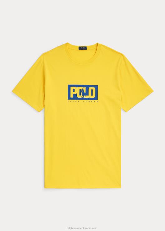 playera con logo hombres amarillo canario Ralph Lauren 2XR2V1623