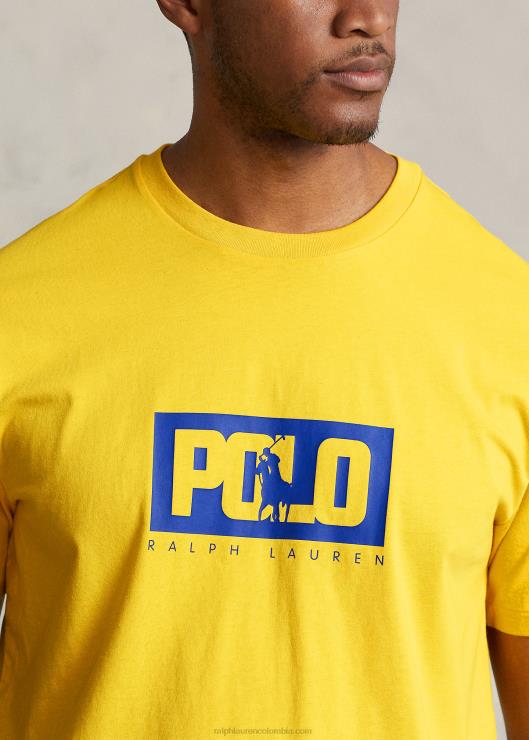 playera con logo hombres amarillo canario Ralph Lauren 2XR2V1623