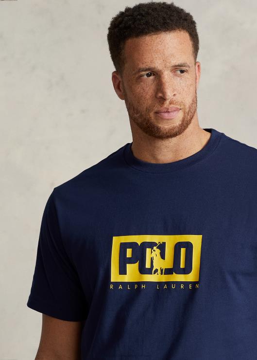 playera con logo hombres marina de crucero Ralph Lauren 2XR2V1624