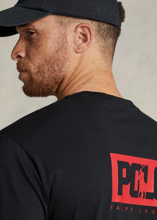 playera con logo hombres negro Ralph Lauren 2XR2V1654