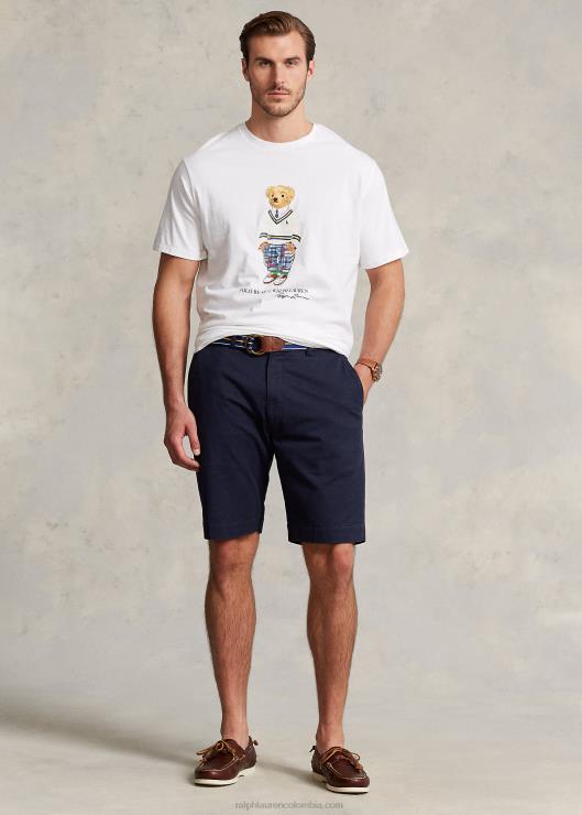 playera con osito de polo hombres oso de muy buen gusto blanco Ralph Lauren 2XR2V1493