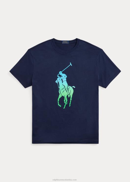 playera de corte clásico Big Pony hombres marina de crucero Ralph Lauren 2XR2V1136