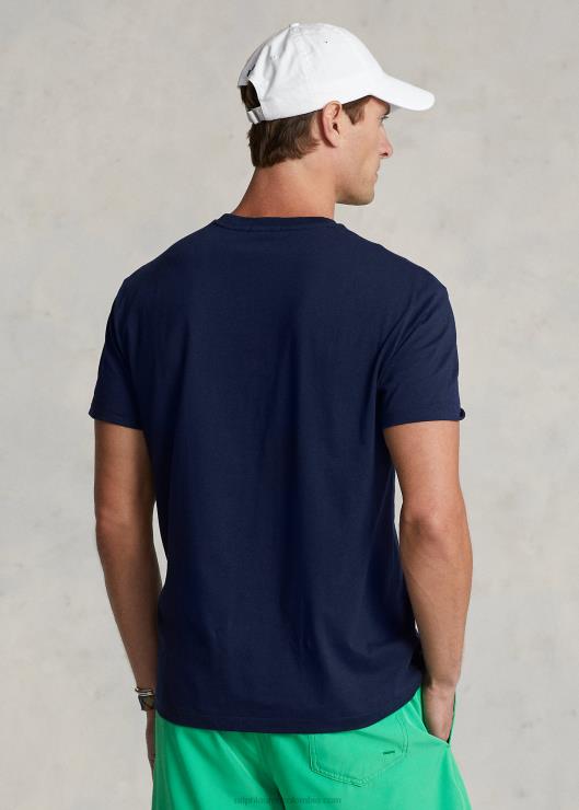 playera de corte clásico Big Pony hombres marina de crucero Ralph Lauren 2XR2V1136