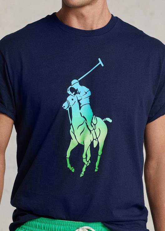 playera de corte clásico Big Pony hombres marina de crucero Ralph Lauren 2XR2V1136