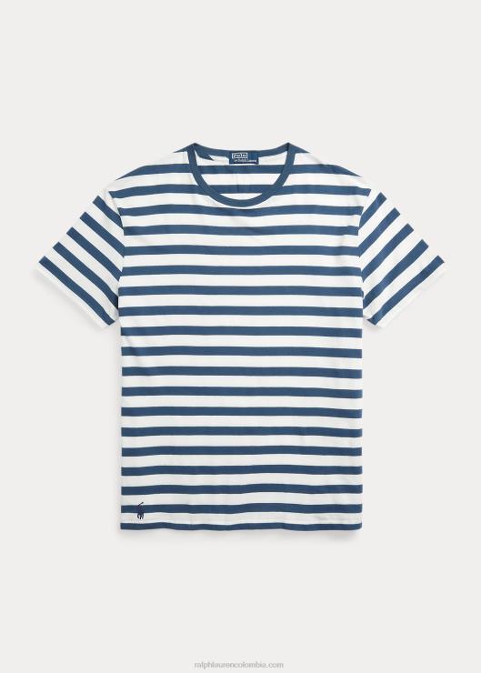 playera de corte clásico a rayas hombres nevis/clancy azul Ralph Lauren 2XR2V389