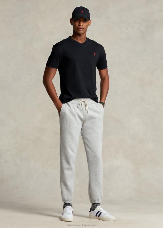 playera de corte clásico con cuello en V hombres rl negro Ralph Lauren 2XR2V207