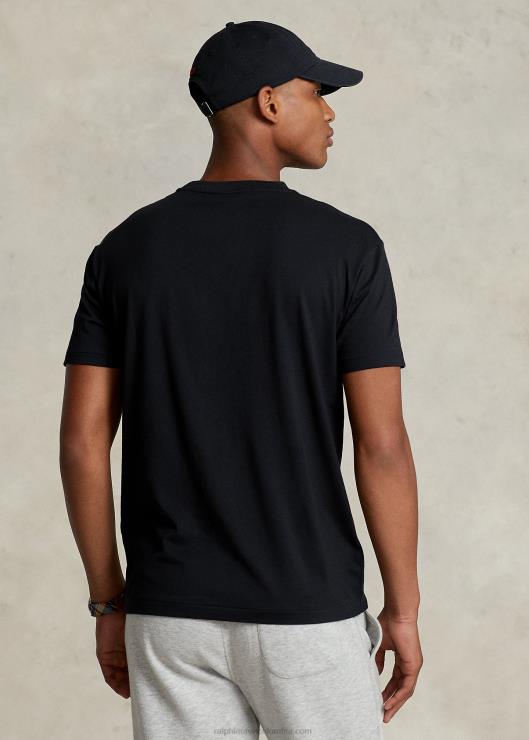 playera de corte clásico con cuello en V hombres rl negro Ralph Lauren 2XR2V207