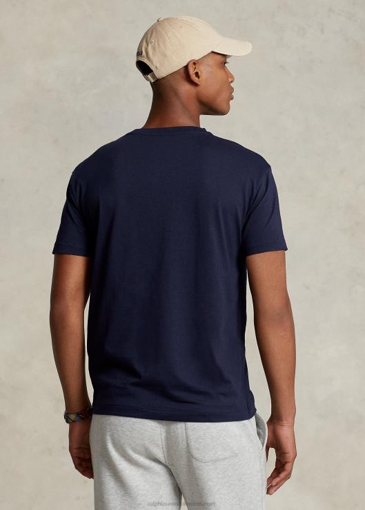 playera de corte clásico con cuello en V hombres tinta Ralph Lauren 2XR2V215