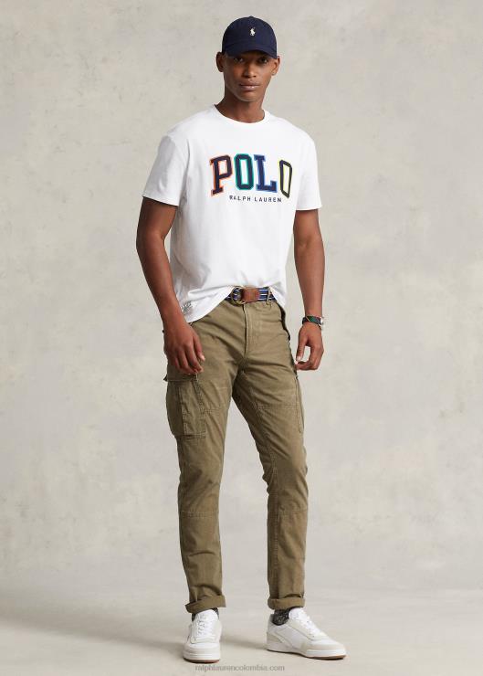 playera de corte clásico con logo hombres blanco Ralph Lauren 2XR2V424
