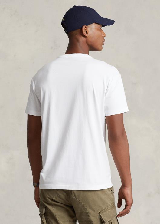 playera de corte clásico con logo hombres blanco Ralph Lauren 2XR2V424