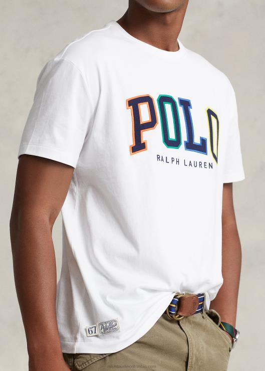 playera de corte clásico con logo hombres blanco Ralph Lauren 2XR2V424