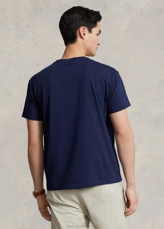 playera de corte clásico con logo hombres marina de crucero Ralph Lauren 2XR2V500
