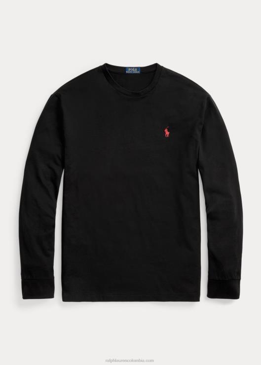 playera de corte clásico con logo hombres negro Ralph Lauren 2XR2V865
