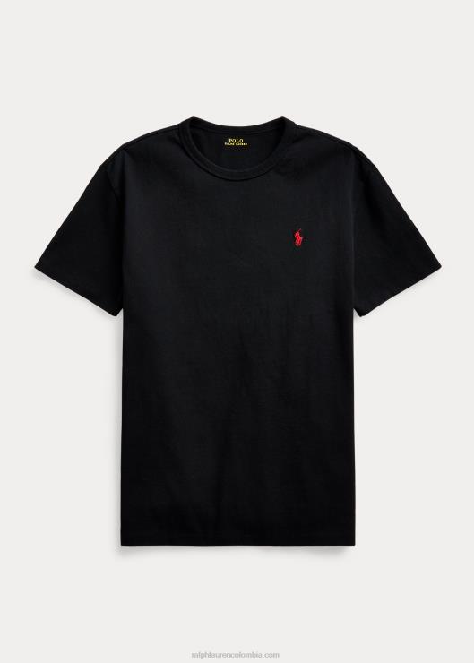 playera de corte clásico de peso pesado hombres negro Ralph Lauren 2XR2V237