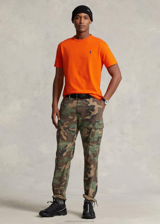 playera de corte clásico de peso pesado hombres vela naranja Ralph Lauren 2XR2V234