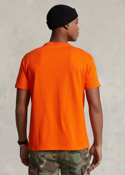 playera de corte clásico de peso pesado hombres vela naranja Ralph Lauren 2XR2V234