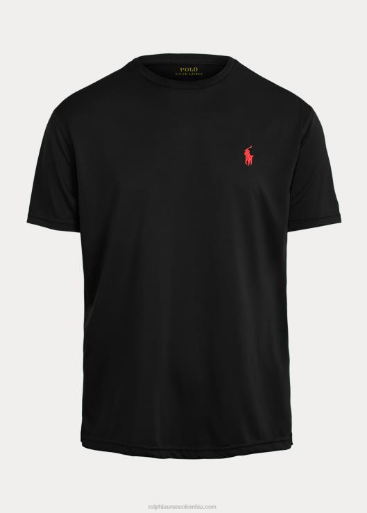 playera de punto de rendimiento de corte clásico hombres negro Ralph Lauren 2XR2V278