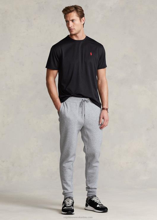 playera de punto de rendimiento de corte clásico hombres negro Ralph Lauren 2XR2V278