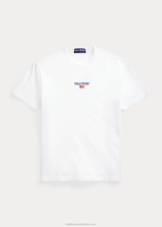 playera polo sport de corte clásico hombres blanco Ralph Lauren 2XR2V544