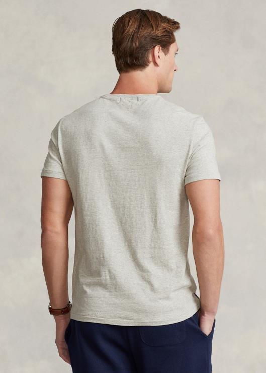 playera slim fit personalizada con bolsillo de jersey hombres brezo del desván Ralph Lauren 2XR2V346
